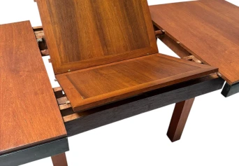 Art Deco Modernist Extending Dining Room Table by Toko v/d Pol Semarang, 1920s